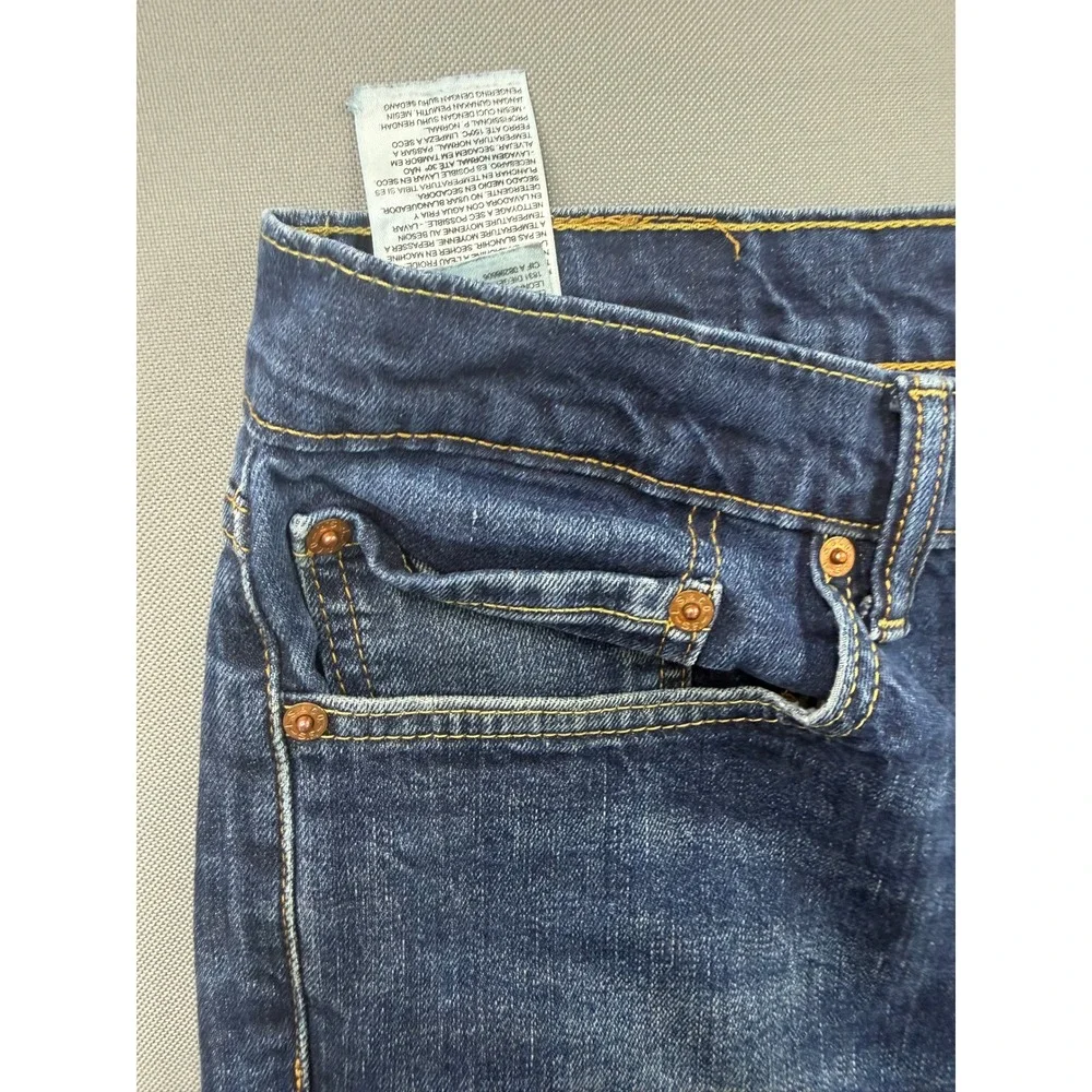 Levi's 514 Straight Fit Jeans Mens Blue Denim‎ 34x29
